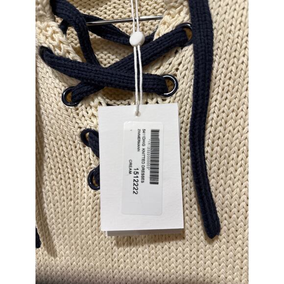 ZIMMERMANN High Tide Cotton Midi Dress Size 6 - Picture 10 of 12